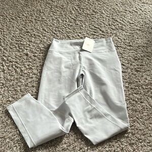White Fabletics leggings